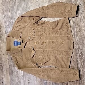 Faconnable Womens XS Brown Corduroy Shirt